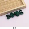 Botões Cheongsam, Novo Estilo Chinês Tecido à Mão com Contas de Jade, Botões de Disco Orelha de Coelho, Tops de Roupas Estilo Étnico, Acessórios de Botões Decorativos