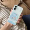Capa de celular Rilakkuma estilo Ins com gradiente para Apple 17 Pro Max, fofa para iPhone 16 Pro e 15 Pro