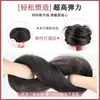 Peluca de Moño Bajo de Cabello Real Goma para el Pelo Moño Peluca de Estilo Antiguo Moño Accesorio para el Cabello para Aumentar el Volumen
