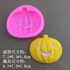 Molde de silicone com cabeça de abóbora sorridente de bruxa de Halloween em formato de aranha faça você mesmo, molde para assar chocolate e açúcar