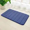Alfombrilla de suelo de forro polar coral engrosada de color sólido transfronteriza, alfombrilla para pies absorbente de agua antideslizante para baño, inodoro, alfombrilla de puerta de secado rápido para inodoro