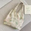5381 Bolsa de Lona para Pintura a Óleo de Grande Capacidade para Deslocamento, Bolsa Tote de Ombro Estilo Preguiçoso, Bolsa de Compras para Aula de Estudante