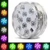 Fábrica en stock Luz LED de ciruela para buceo 7CM10 luces control remoto acuario piscina bañera pecera luz