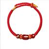 Joyería Caballo Dragón Pulsera de Hilo Rojo Año del Caballo 2026 Pulsera Doce Animales del Zodiaco Tai Sui Estilo Cuerda Tejida Regalo