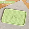 Tapete higiênico para gatos, tapete anti-respingo para caixa de areia, anti-rastreamento, placa de controle de areia extra grande, tapete de silicone para gatos, suprimentos para animais de estimação