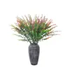 Fabricante de Flor Artificial de Haste Única de Eucalipto Flor Falsa Planta Verde Atacado Decoração de Casamento Artesanato Estilo Ins Transfronteiriço