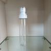 Em Estoque 60ml 80ml 100ml 120ml Garrafa Spray Plástica Branca de Ombro Reto Tonificador Pet Garrafa de Reabastecimento de Hidratação