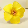 Punto Nuevo Modelo about 10cm Flor de Hibisco Simulada Pasador Tocado Flor Colorida Traje de Baño Viaje Playa Foto Accesorios para el Cabello