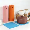 Jogo Americano Quadrado Feito de Silicone de Grau Alimentício, Fácil de Limpar, Reutilizável, Tapete Espessado para Amassar, Tapete Isolante de Calor e Anti-Sujeira para Tigelas
