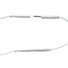 Lámina de electrodo para fisioterapia de 5*10cm autoadhesiva de tela no tejida rehabilitación recto abdominal extremidades parche de electrodo para masaje orificio 2.0