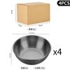 Suministro directo transfronterizo plato para salsa dorada de snacks plato creativo de acero inoxidable para condimentos plato para mojar plato para salsas tazón para mojar sushi