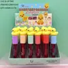 MLUNDO Coloración Fácil Hidratante Duradero Espejo Tinte Labial Lápiz Labial Agua Sedoso Tinte Brillo de Labios Esmalte Labial