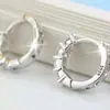 Atacado de fábrica joias da moda Coreia do Sul Super Brilhante brinco de coração com uma fileira de diamantes brincos de tarraxa para mulheres