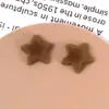 Parches de Estrella de Cinco Puntas Planos de Color Macarrón, Felpa Suave y Dulce, Versátiles, Parches para Accesorios DIY