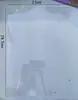 Resina Cristal DIY Areia Líquida em Branco Folha de Filme Transparente Filme Protetor Unilateral Alto Brilho Cortável no Tamanho A4 Folha de Filme de Areia Líquida