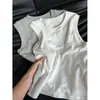 Top Simples de Manga Curta com Gola Redonda Estilo Coreano Slim-Fit para Mulheres, Primavera e Outono/Inverno Elegante Cor Sólida Camisa Base Camada com um Regata