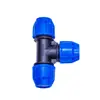 Accesorios para tubería de PE tubería de agua tee unión viva accesorios para tee de riego agrícola plástico 6 1 pulgada tubería rígida conexión rápida