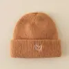 Conjunto de Dos Piezas de Gorro y Bufanda para Niños Otoño e Invierno Estilo Coreano Gorro de Punto Gorro de Lana Caliente para Bebé Gorro de Punto para Niños y Niñas