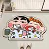 Alfombrilla de Baño de Barro Diatómico de Dibujos Animados Absorción de Agua Secado Rápido Antideslizante Resistente a la Suciedad Fácil de Limpiar Alfombrilla para Pie de Puerta de Inodoro Venta al por Mayor