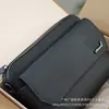 Bolsa mensageiro de couro bovino preto para homens, estilo L donkey, para trabalho e dia a dia, bolsa de ombro mensageira, alta qualidade, foto real