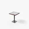 Juego de Mesa y Sillas para Casa de Té, Restaurante de Hot Pot, Cocina Japonesa del Sudeste Asiático, Restaurante de Barbacoa, Sofá tipo Booth Semircircular de Ratán para Restaurante Occidental