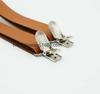 Tirantes de cuero PU para adulto de 2.5 cm, con 3 clips, cuero, unisex, moda, clip para tirantes, correa para el hombro