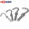 Acero inoxidable 316 color 304 zinc gancho de expansión gancho de pregunta gancho de expansión Tornillo con gancho M6M8M10M12