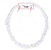 Traje de collar de concha blanca rota europea y americana transfronterizo fragmentos irregulares concha cadena para la clavícula venta directa de fábrica