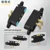 Sonda de teste Pogo pin contato de carregamento Bluetooth pino de mola banhado a ouro sonda pogopin conector magnético