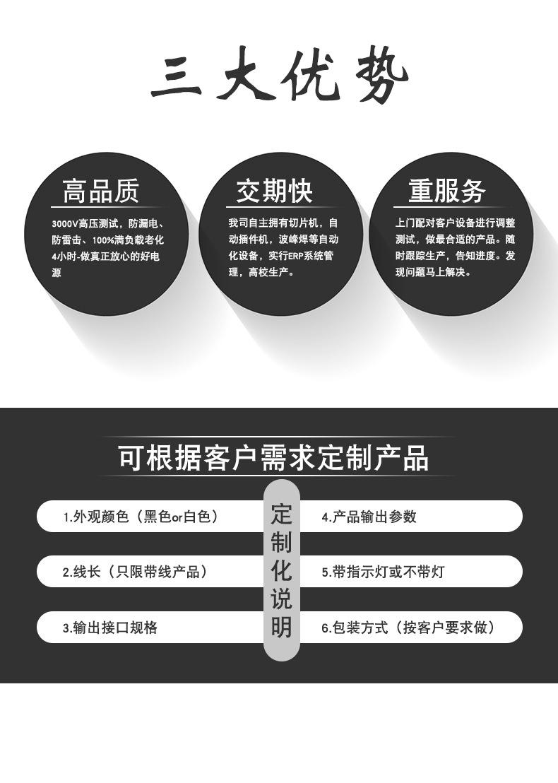 中文带线插头8W美规黑色_14