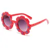 Gafas de sol para niños, gafas de sol decorativas con letras de flores lindas para niñas, gafas de sol a prueba de UV para viajes de verano en la playa