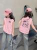2025 Nuevo Chaleco de Seda de Hielo para Niñas, Top Delgado de Verano sin Mangas para Niñas Mayores, Ropa de Verano Versátil y a la Moda