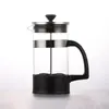 Prensa francesa de vidrio espesado resistente al calor con filtro de acero inoxidable, un infusor de té para el hogar y una cafetera de vertido manual equipada con filtro
