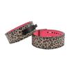 Cinturón de Belleza Fitness para Mujer con Estampado de Leopardo para Sentadilla Peso Muerto Entrenamiento de Empuje Brillante Protectores de Cinturón Fibra Superior Hebilla Rápida Cinturón Sello de Cintura