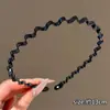 Diadema Negra de Metal para Hombre para Lavarse la Cara, Accesorio Invisible para el Cabello para Deportes, Diadema de Aire Antideslizante, Pinza para el Cabello para Hombre
