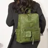 Mochila transfronteriza para mujer con múltiples bolsillos, nuevo bolso de mamá PU 2026 de un solo hombro, de mano, de hombro y cruzado para mujer