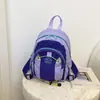Mochila Pequena Color Block Dopamina de Alto Valor Feminina Bolsa Escolar Estudantil Leve Redutora de Carga para Uso Externo Casual Viagem