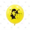 Balão Temático Fortnite Transfronteiriço Jogo de Balão Decoração de Festa Layout de Festa com Balões Balões Impressos com Desenhos 12 polegadas