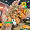 Llavero de capibara de celebridad de internet transfronterizo, muñeco colgante pequeño, muñeco de capibara lindo, llavero, adorno para bolso