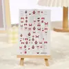 Direto da Fábrica Arte de Unhas Rosa Estilo Japonês Design Autocolante Adesivo para Unhas Série de Decalques de Coelho Peludo para Unhas