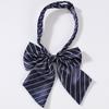 Ropa de negocios para mujer estilo coreano a rayas cuadros cuello flor corbatín hotel Banco azafata uniforme lazo