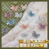 Celebridad de internet japonesa y coreana hada mariposa perla clip lateral pico de pato temperamento flequillo bordado lindos accesorios para el cabello pasador pasador