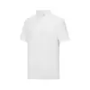 Camisa Polo Antibacteriana Sin Costuras de Seda Helada de Secado Rápido con Botón Oculto, Hecha a Medida para Compra Grupal Corporativa, Uniforme de Trabajo de Manga Corta con Cuello