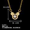 Collar con paspartú de circonitas distintivo de estilo coreano para mujer, diseño minimalista de nicho, cilindro pequeño, cadena de clavícula de color libre que combina con todo.