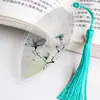 Estilo Chinês estilo antigo folhas nervura da folha marcador de página criativo requintado presente para professores e colegas de classe recompensa material escolar para estudantes