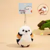 Pingente Original de Pelúcia de Pássaro Série Pássaros Baimao Chaveiro Criativo Exquisito Casal Chave Mochila Acessórios