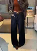 Suxinlan/YOUMO Jeans Feminino de Inverno Estilo Old Money com Floco Versátil Perna Estreita Perna Larga 95307 (com cinto)