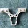 Accesorios de Búho Acero Inoxidable 304 Lanzador de Cabeza de Arco Eje Doble Retorno Automático Lanzador de Rebote de Bola de Acero Tirachinas