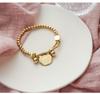 Pulsera de Disco Simple Letra Estilo Frío Ins Diseño de Nicho Moda Retro Europea y Americana Personalidad Exagerada Portero