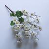 Flor Artificial Transfronteriza Ramo de Flor de Durazno de 9 Puntas Flor de Ciruelo Flor de Ingeniería para Exteriores Macizo de Flores Flor de Jardinería Decoración de Boda Flor Artificial Al por Mayor